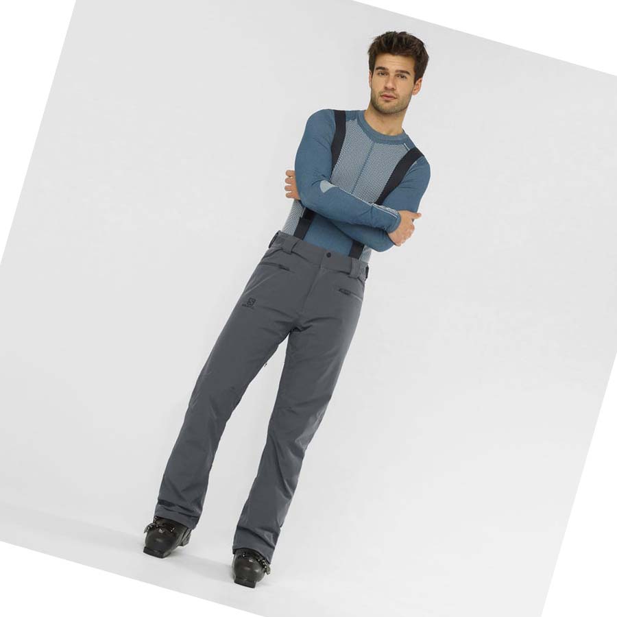 Pantalones De Esquí Salomon EDGE Hombre Grises | MX 3145VRW